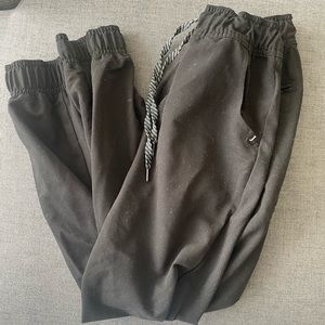 Jaanuu scrubs black joggers XXS
